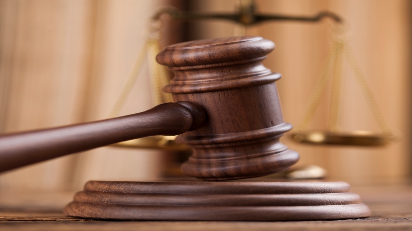 Court gavel,Law theme, mallet of judge